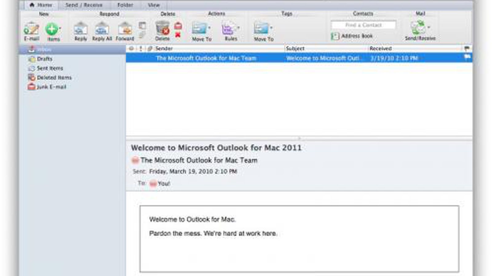 is there a mini toolbar for word for mac 2011
